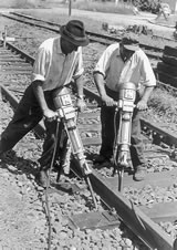 Первая электрическая вибротрамбовка Wacker