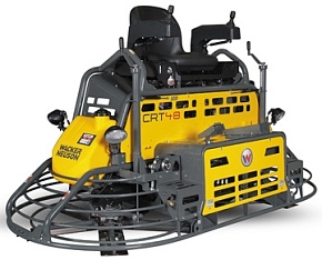 Улучшенная эргономика двухроторных затирочных машин по бетону Wacker Neuson CRT 48-35L-PS повышает производительность